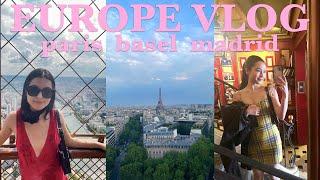 Europe Vlog  Paris/Basel/Madrid