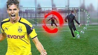 freekickerz vs Julian Weigl (Borussia Dortmund) - Penalty Challenge