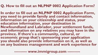 How to fill out an NLPNP 0002 Application Form?