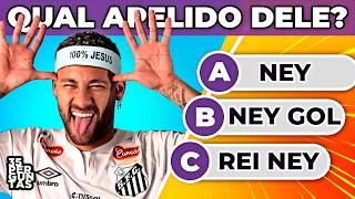 🟢🟡 SUPER QUIZ DO NEYMAR JR | Quanto você conhece sobre o Menino Ney? #quiz #quizfutebol #macaquiz