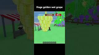 Giant grape #roblox #robloxshorts #growagarden