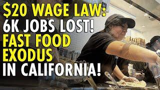 How California’s $20 Minimum Wage Devastated Fast Food Jobs