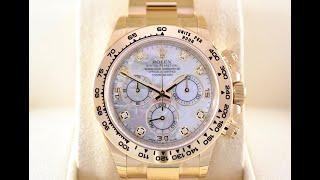 Rolex Cosmograph Daytona 116508 White Mother-of-Pearl Dial