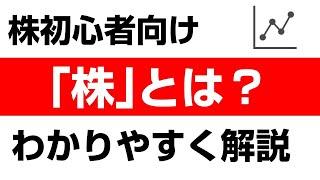 「株とは？」を初心者向けにイラストと図で要点をわかりやすく解説します