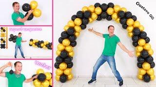 BIRTHDAY decoration ideas at home  balloon decoration ideas  balloon arch tutorial