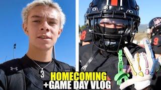 HOMECOMING FOOTBALL and GAME DAY VLOG! 