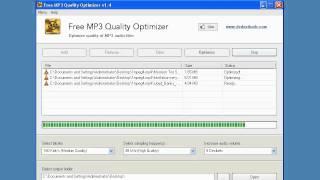 Free MP3 Quality Optimizer quick demo