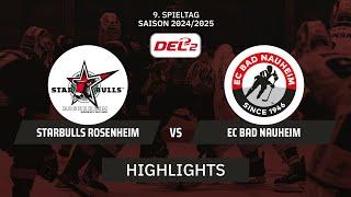 DEL2: Starbulls Rosenheim vs. EC Bad Nauheim | Highlights - 9.Spieltag | SDTV Eishockey