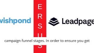 Wishpond vs Leadpages Sales Funnel Software Comparison