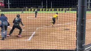 Sara Olson triple vs SDSU