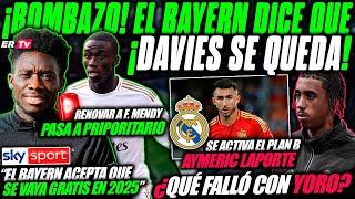 ¡ÚLTIMA HORA DAVIES! EL BAYERN le AMENAZA con MANDARLE a la GRADA para QUE NO FIRME por REAL MADRID