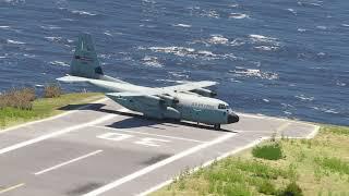 INSANE Emergency Takeoff! C-130J Hercules Escapes Saba's Deadly Runway | MSFS