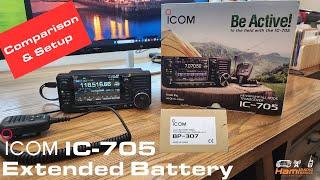 ICOM IC 705 Extended Battery Upgrade