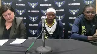 Dallas Wings Postgame recap (09/15/24) #wnba #dallaswings