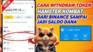 Cara Withdraw Hamster Kombat Dari Binance Ke Dana | Hamster Kombat Withdrawal