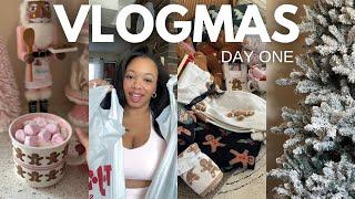 Gingerbread Christmas decor, TJ Maxx + HomeGoods haul, decorating for Christmas ️ VLOGMAS