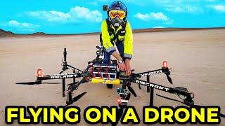 Flying a $78,000 Human Drone Flight Vehicle | SkySurfer Manned Drone / Flying Hoverboard Aircraft