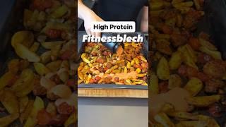 Schnelles & Einfaches High Protein Fitnessblech  #rezept #highprotein #fitness #shorts
