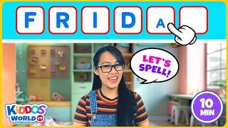 Days of the Week Spelling with Miss V | Learn about Monday through Sunday