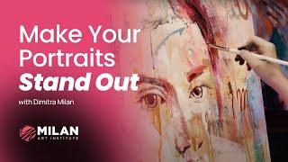 How to Paint a Portrait in Abstract Realism (Free Workshop)