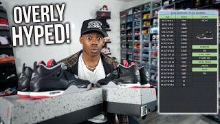 500K Pairs NOT ENOUGH ! The Jordan 4 Bred REIMAGINED Demand Was OVERLY Hyped! RESELL ON THE RISE 