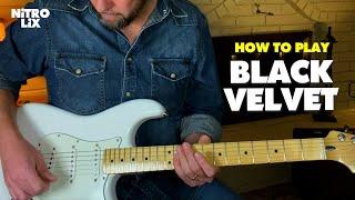 Black Velvet | Alannah Myles | Guitar Lesson (Rhythm/Lead)