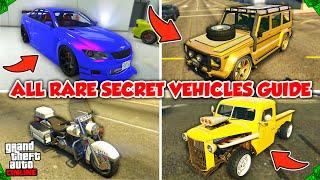 How to Get ALL RARE Cars in GTA 5 Online! (Secret Vehicles Guide 2024)