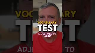 Test your vocabulary. Adjectives and nouns. Learn English | Speak Fluently & Confidently