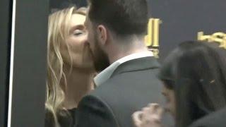 Aaron Taylor-Johnson And Wife Sam Share A Kiss At Catch