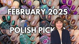 February 2025 Polish Pickup PPU nail polish swatches | Folklore and Fables theme