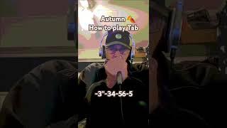 #Autumn Leaves G #harmonica #how to play tab #shorts