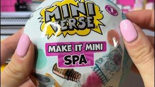 Unboxing NEW Mini Verse Make It Mini Spa ‍️