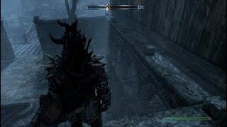 Skyrim баг игры проход через стены