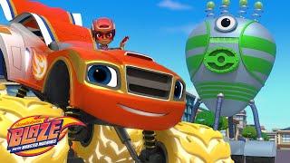 Superhero Blaze Rescues a Toy Store!  | Blaze and the Monster Machines