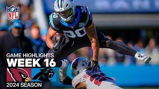 Arizona Cardinals vs. Carolina Panthers Game Highlights | NFL 2024 Season Week 16