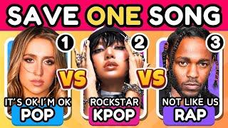 POP vs KPO vs RAP: Save One Song   Music Quiz