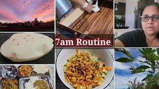 Morning to Evening routine|Cleaning, Cooking|High Protein easy salad| Slow simple day vlog