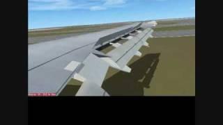 FSX A300-600 LANDING F UP MY WORST LANDING