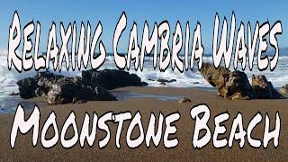 Big Waves on Moonstone Beach - Sound of Waves Crashing in Cambria - Relaxing Nature Videos & Sounds