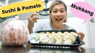 SUSHI & POMELO MUKBANG | MICHELLENE P.