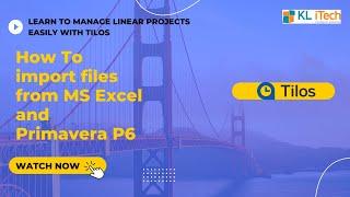 How to import files from MS Excel & Primavera P6