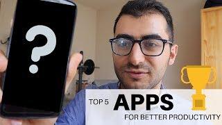 Top 5 Apps For Better Productivity - Arman Ananian