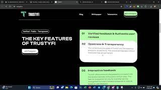 TrustyFi the first Web3 platform that rewards users for leaving reviews