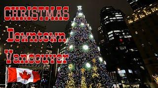 CHRISTMAS STROLL DOWNTOWN VANCOUVER | WALKING TOUR #christmas2023