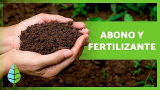 DIFERENCIA entre ABONO y FERTILIZANTE  ¿Cuál es mejor?