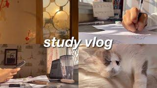 study vlog Malaysia:endless studying, anime & note taking ️