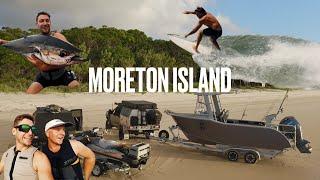 MORETON ISLAND - TOWING 6M PLATE BOAT & SEADOO