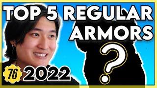 TOP 5 BEST Regular Non PA Armors in Fallout 76 2022