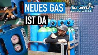 Neues Gas zum schweißen ist da I Air Liquide I Alu Löffel