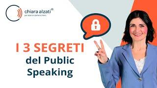 I 3 segreti del Public Speaking